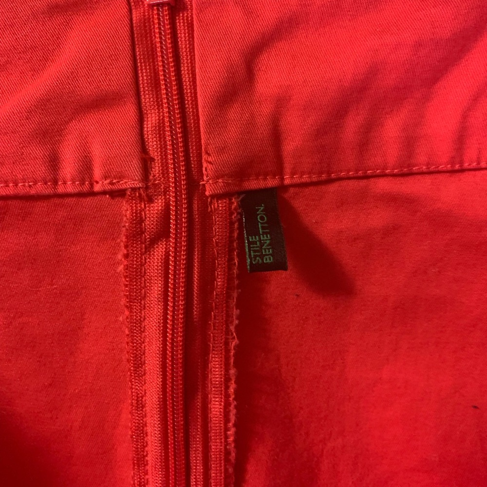 Large Benetton Pink Barbie Midi Skirt Summer pleated Bright 12/14 spring Easter - Picture 6 of 7
